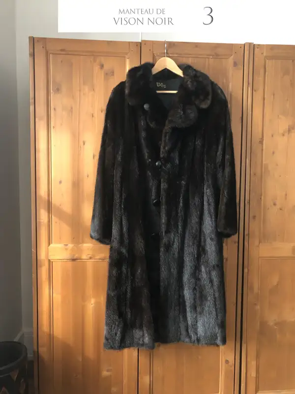 Manteau fourrure véritable en Vison / 2 choix in Women's - Tops & Outerwear in Shawinigan - Image 9