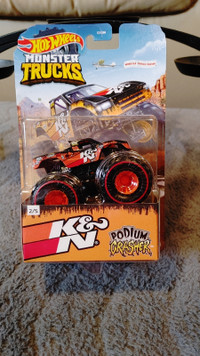 Hot Wheels Monster Trucks Racing 1:64 Scale Podium Crasher K&N