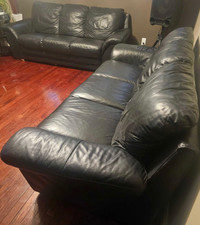 Leather couches (Palliser Top grain)