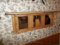 3 Mirror Wall Shelf With Coat Pegs