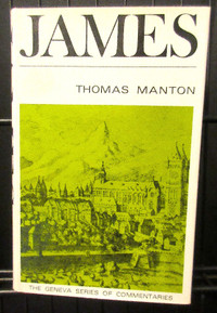 JAMES by Thomas Manton : Banner of Truth Geneva Series ~NICE