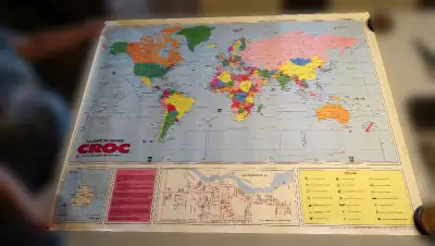 Carte du monde Croc, View more