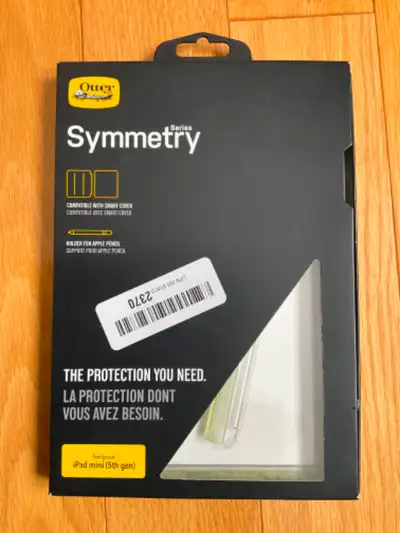 Otterbox case for iPad mini generation 5 , NEW! Still has plastic protector on it .