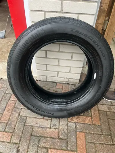 Set of 4 tires in decent shape. Continental - True Contact All Seasons No reasonable offer refused