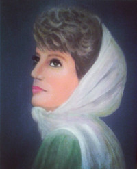 Princess Diana Portrait Oil Painting