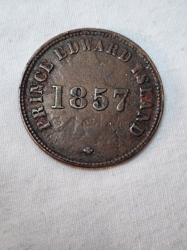 George Davies - 1/2 penny 1857 Prince Edward Island Colonial in Arts & Collectibles in City of Toronto