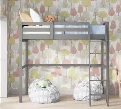 Mallika Solid Wood Loft Bed - Full Size, View more