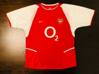 2002-2004 Arsenal Home Soccer Jersey - The Invincibles - Large