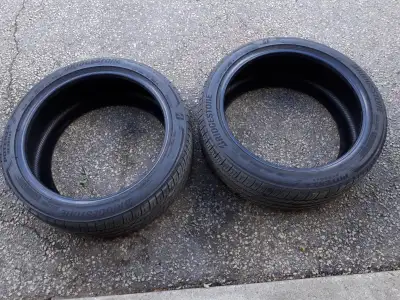 Bridgestone Potenza all season tires. Good amount of tread left. Date of manufacture: 5018 ( 50th we...