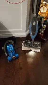 Shark vacuum and floor steamer