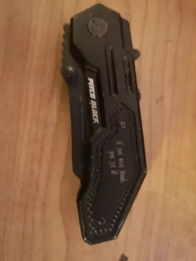 Four inch field knife with locked blade, View more