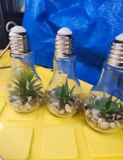 Light Bulb Lighup Terrarium Decor Peices, View more