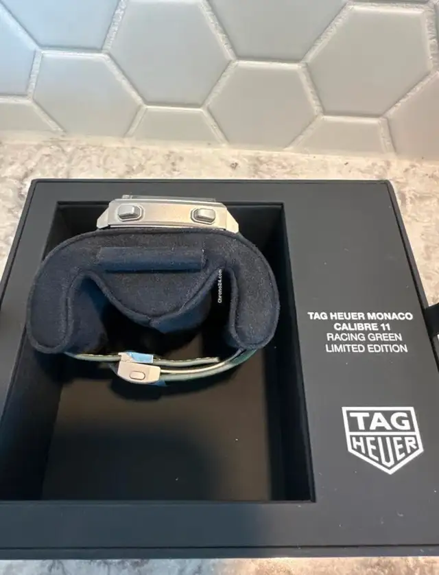 Limited Edition TAG Heuer Monaco “Racing Green” Chronograph62864745704449123