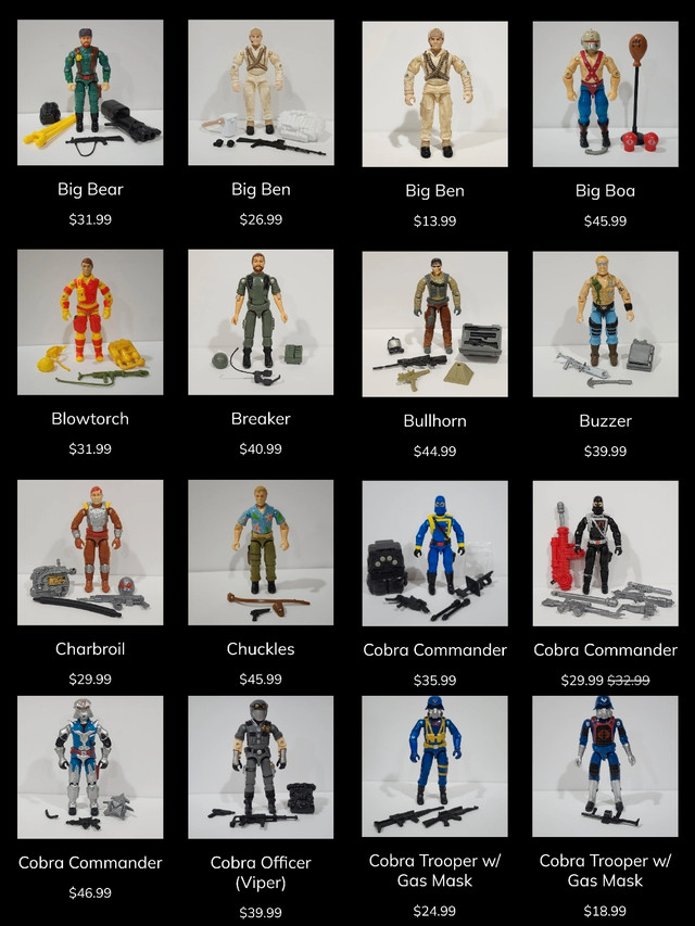 Gi joe figures  in Toys & Games in Abbotsford - Image 2