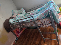 Loft bed with slide