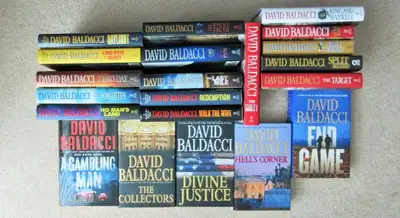 DAVID BALDACCI.. Hardcover Novels, View more