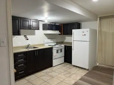 1 bedroom Basement available from July-1 1 car parking spot All Utilities Included High Speed Intern...