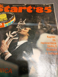 Czechoslovak Start sports magazine '85 World Hockey Championship