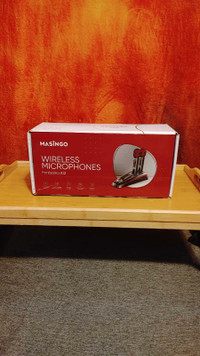Masingo wireless UHF microphone set