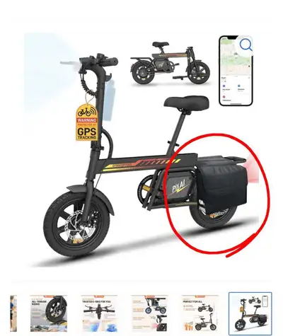 Storage Bag Gyrocopters PixAI ebike, View more