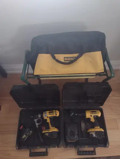 Dewalt Drills plus Toolbag etc, View more