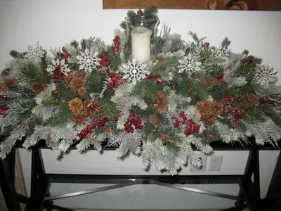 OVERSIZED CHRISTMAS MANTLEPIECE, View more