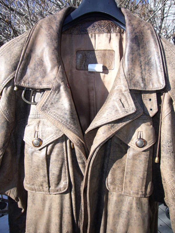 Durable Mustang Leather Coat in Men's in Calgary - Image 3