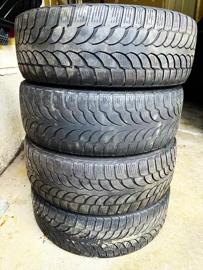 Available if you see the ad Bridgestone Blizzak 215/45R18 93V winter tires on rims Bolt pattern 5x11...