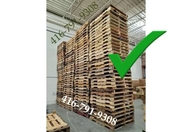 WE HAVE happy and warm and dry SKIDS IN STOCK 48x40 wood PLASTIC in Other in Mississauga / Peel Region - Image 3
