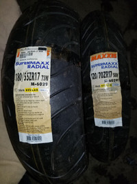 Front/Back Maxxis SuperMaxx Radial Tubeless Motorcycle Tires