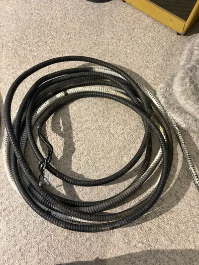 I have some aluminum wire for sale. 6/3 teck. One length of 40’ for $75 and another length of 17’ fo...