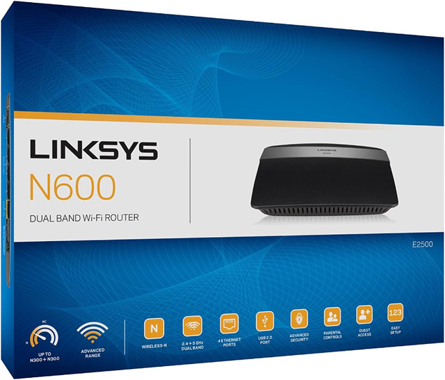 Linksys Wireless Router (E2500-CA) in Networking in Kitchener / Waterloo - Image 3