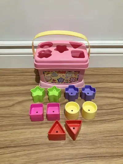 Pink Fisher Price Shape sorting toy, View more