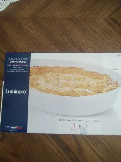 New - Luminarc Oval Baking Dish, View more