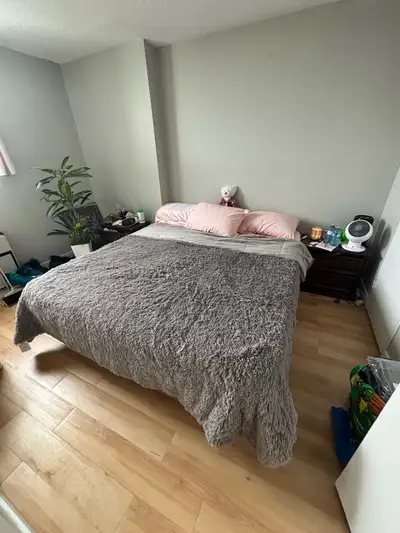 California King Bed Frame + Mattress – Clean, Good Condition, View more