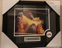 Hulk Hogan Wrestling Superstar Photo Framed