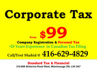 Corporate Tax Filing  $99