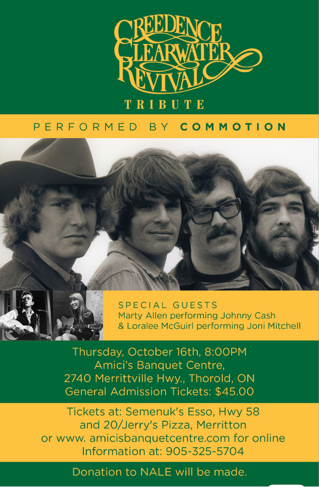 Creedence Clearwater Revival Tribute in Events in St. Catharines
