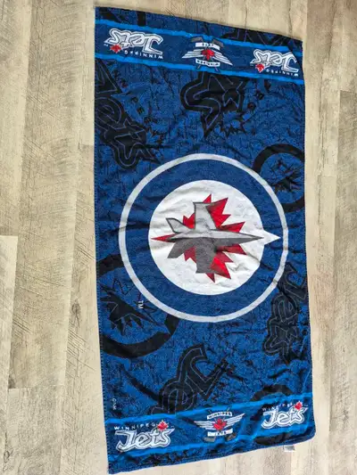 Winnipeg Jets beach towel, brand new no tags. Can meet in Winnipeg.
