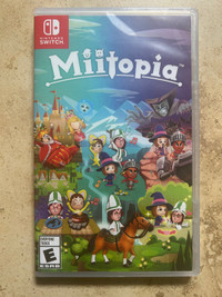 Brand new sealed Miitopia switch game