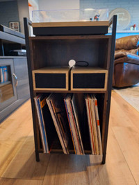 Record player stand (records and record player not included)