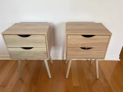 Pair of Nightstands, View more