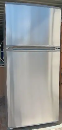Stainless steel fridge 18 cu ft and chest freezers