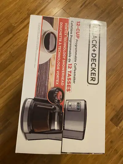 BNIB BLACK + DECKER 12 Cup Programmable Coffee Maker , View more