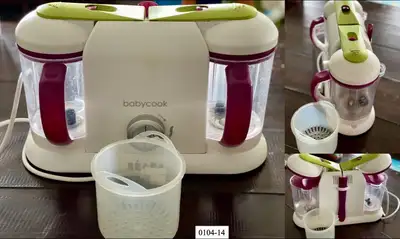 BEABA® Babycook Duo Food Maker. Brand new they go for ~$270. We are selling it for $79.