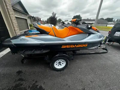 FOR SALE: 2 x 2020 Sea-Doo GTI 170s + Double Trailer – 133 and 138 hours, Excellent Condition and we...