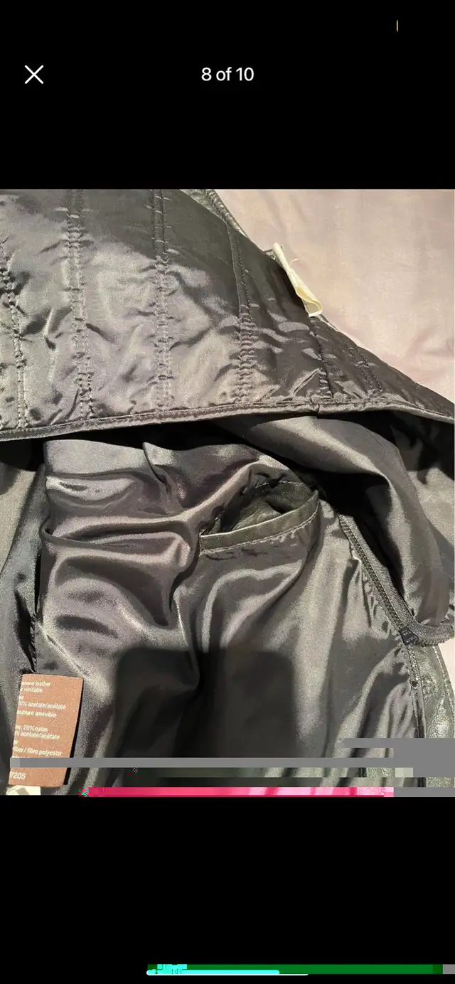 MENS DANIER SUPER SOFT LAMB SKIN BLACK LEATHER JACKET in Men's in Oshawa / Durham Region - Image 10