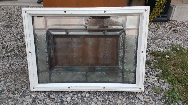 Leaded Glass Window (24" x 18") in Windows, Doors & Trim in Hamilton