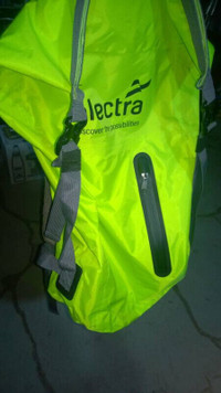 Neon Yellow Alectra branded - Dry bag roll down waterproof
