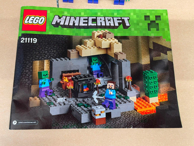 LEGO Minecraft 21119 The Dungeon 3 Minifigures 219 Pieces in Toys & Games in Regina - Image 4